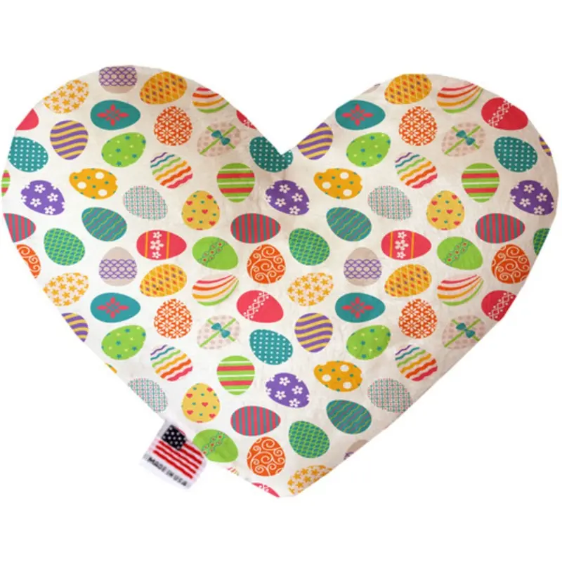 Easter Eggs Bone or Heart Dog Toy, More Sizes