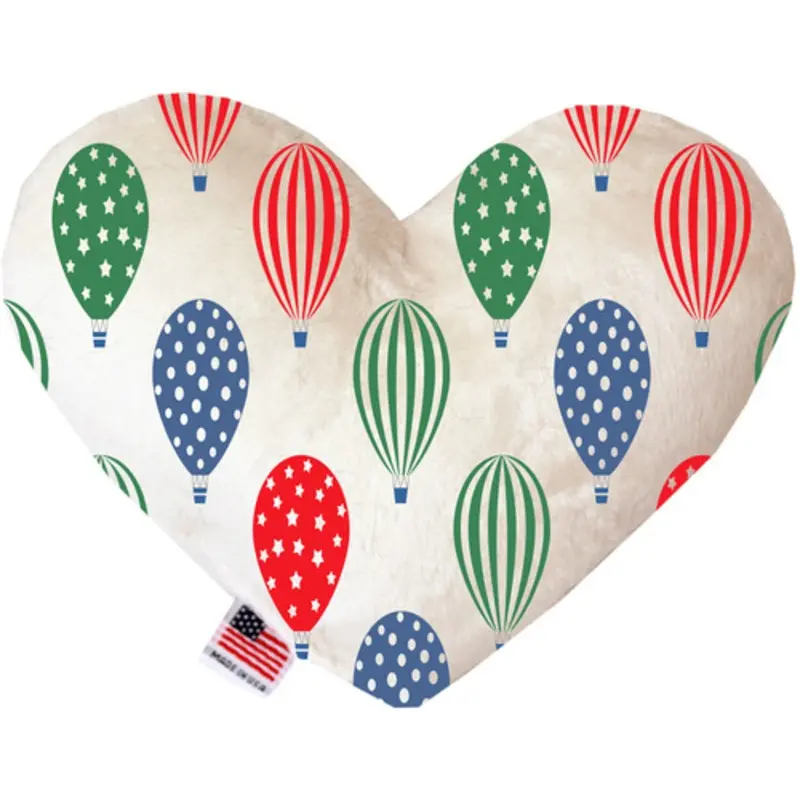 Hot Air Balloons Bone or Heart Dog Toy, More Sizes