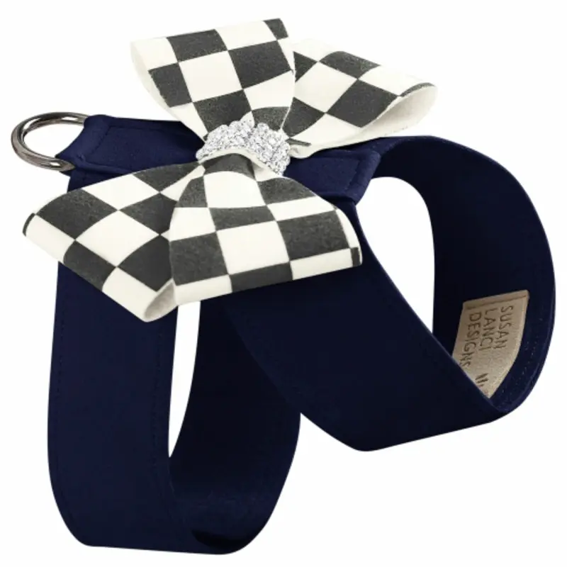Windsor Check Nouveau Bow Tinkie Dog Harness - More Colors