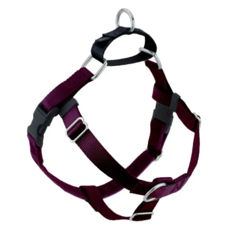 Burgundy Freedom No-Pull Dog Harness 1" XL (30 - 38")  +$4