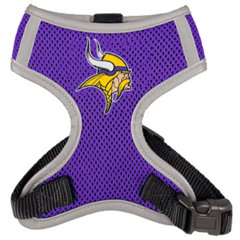 NFL Minnesota Vikings Dog Mesh Harness - Big Dog Sizes Too! Small