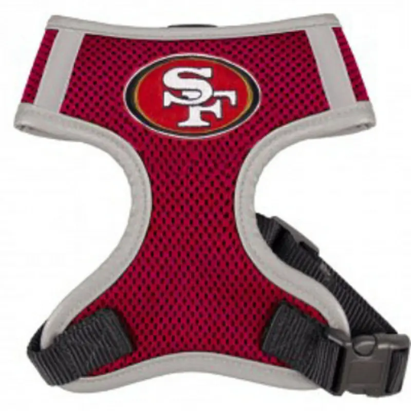 NFL San Francisco 49ers Dog Mesh Harness Small