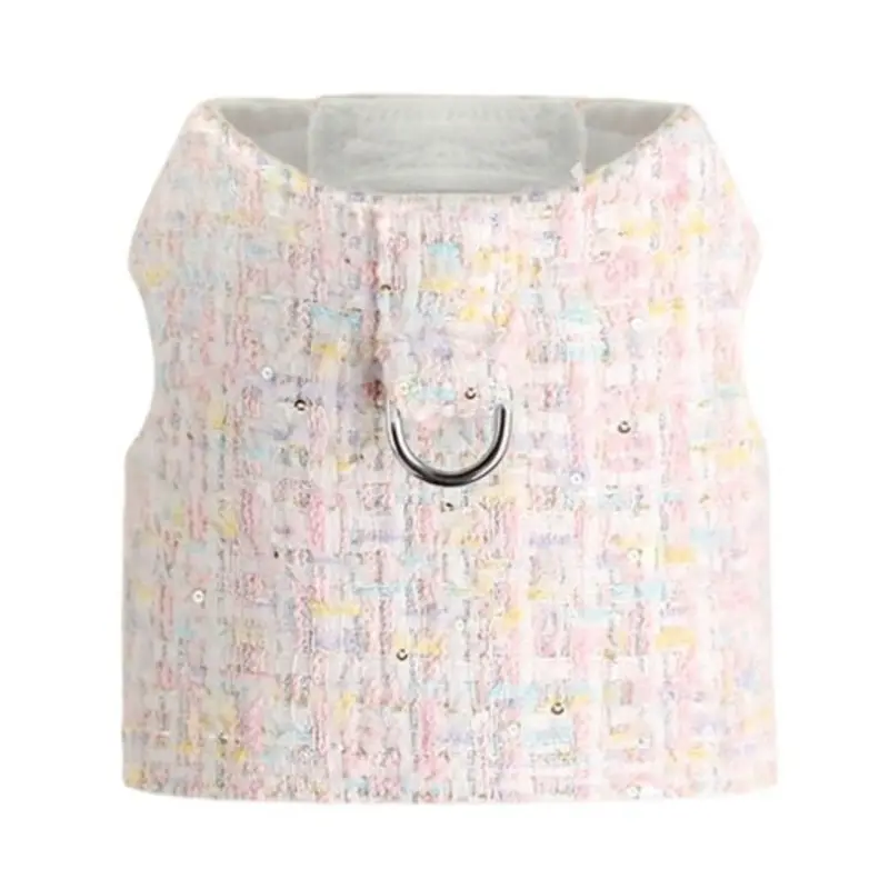 Chantel Tweed Dog Harness - Candy XS