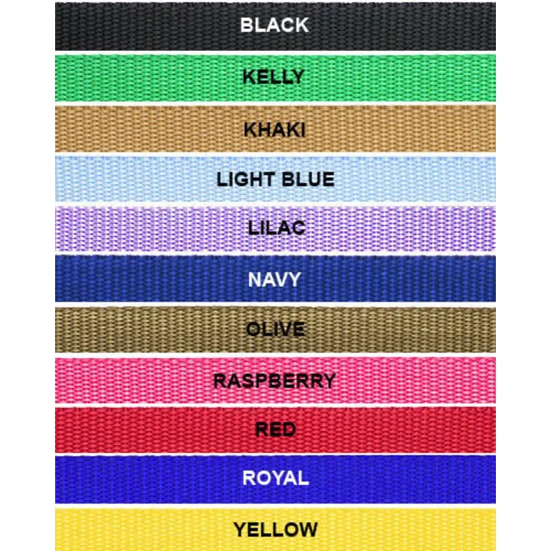 Grosgrain Dog Collar & Harnesses - 3/4 & 1 1/4