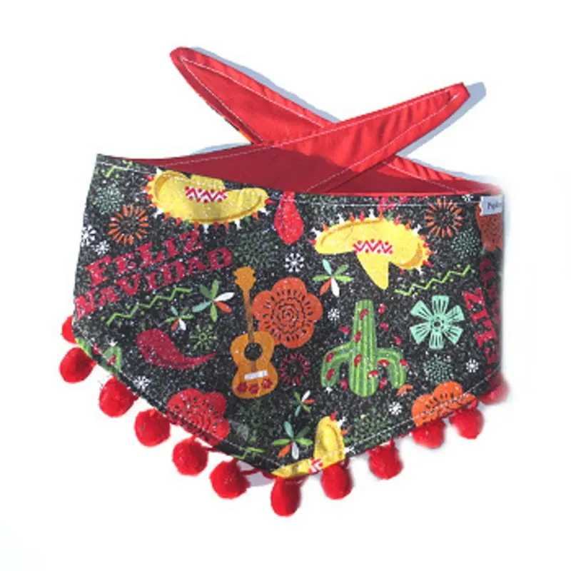 Christmas Dog Bandana - Feliz Navidad X-Small