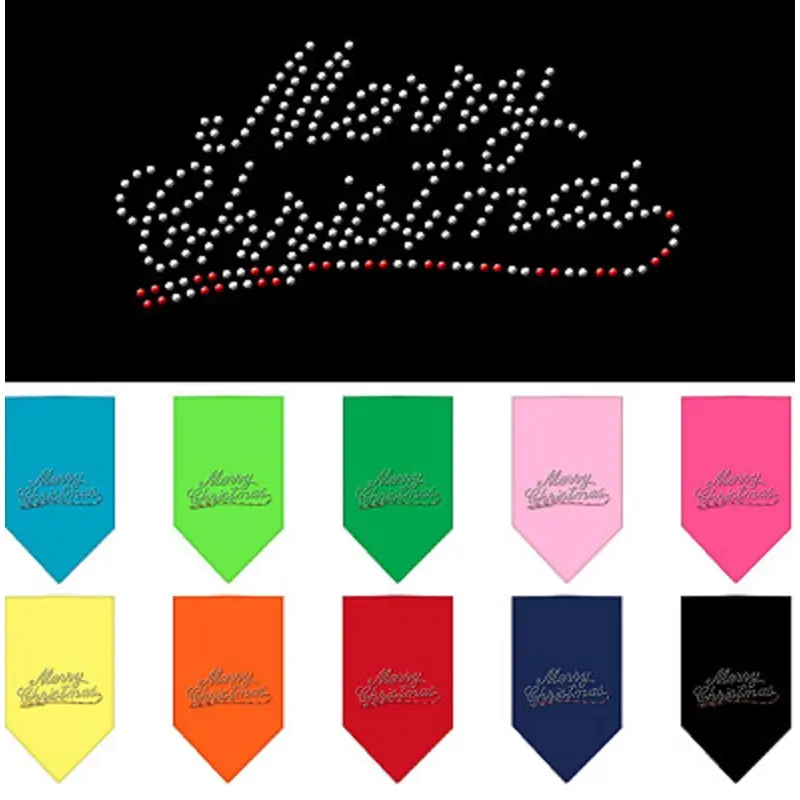 Christmas Holiday Dog Bandana - Merry Christmas Small