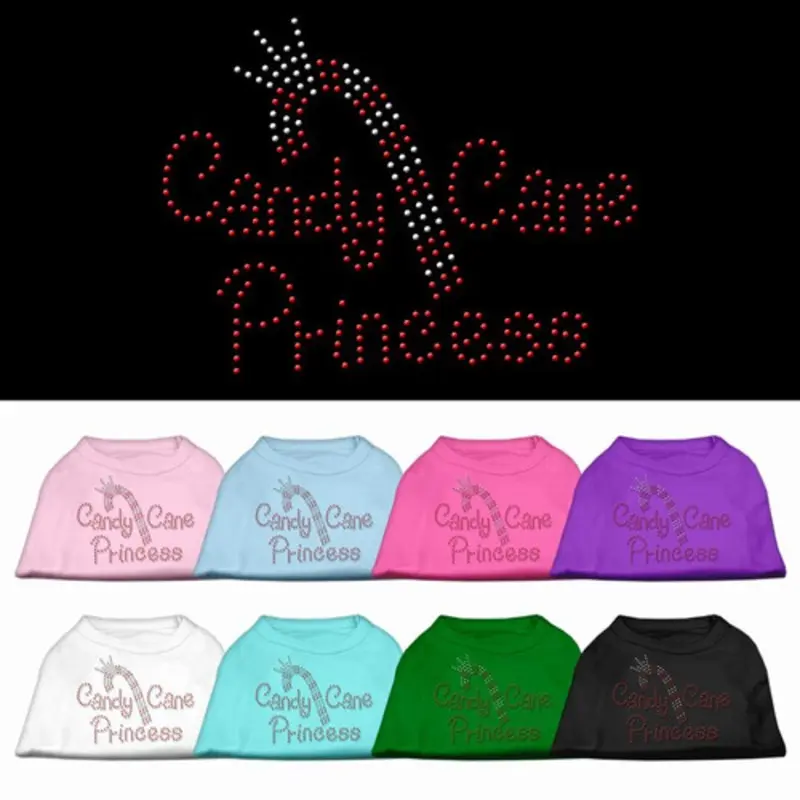 Christmas Rhinestone Candy Cane Tank