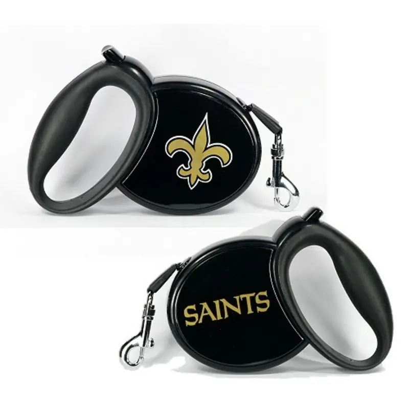 NFL New Orleans Saints Retractable Dog Leash ONE SIZE