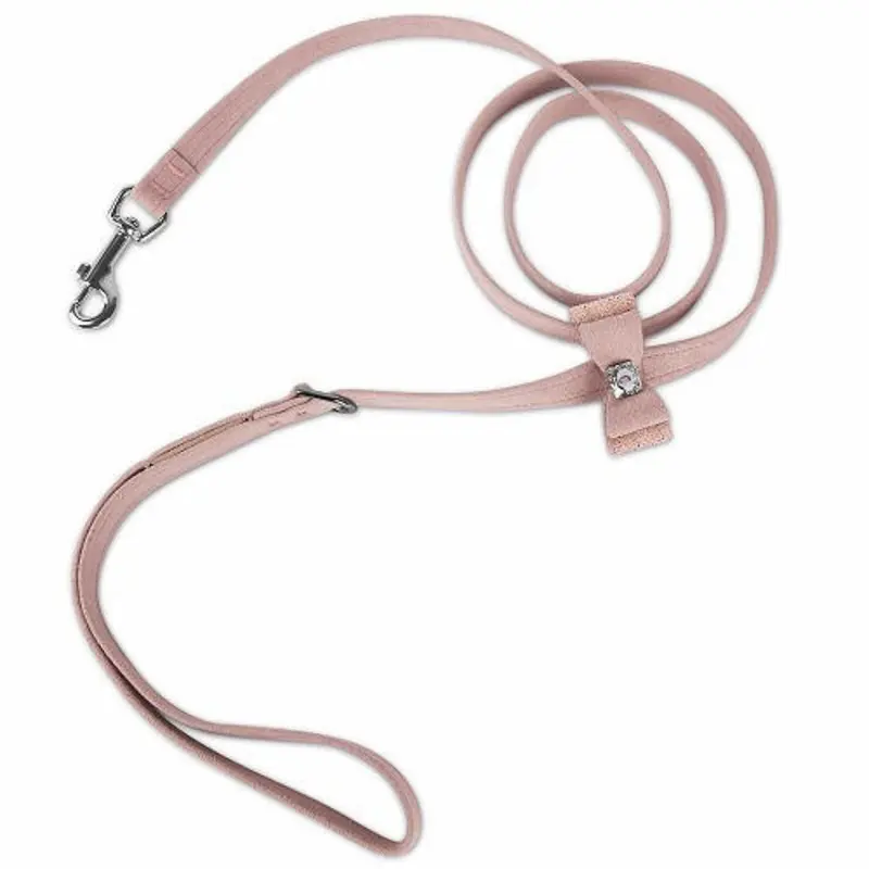 Rosewood Aurora Borealis Crystal Stellar Big Bow Leash