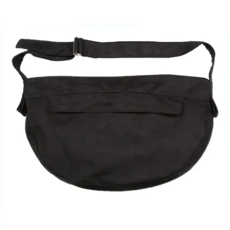 Black Luxe Suede Cuddle Dog Carrier by Susan Lanci Designs No Thanks
