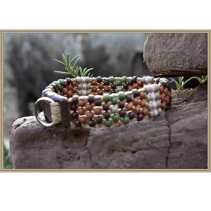 Beaded Jotto Dog Collar Buckle