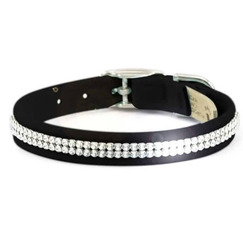 Giltmore 2 Row Collars - Black Teacup   5 -6.5" neck