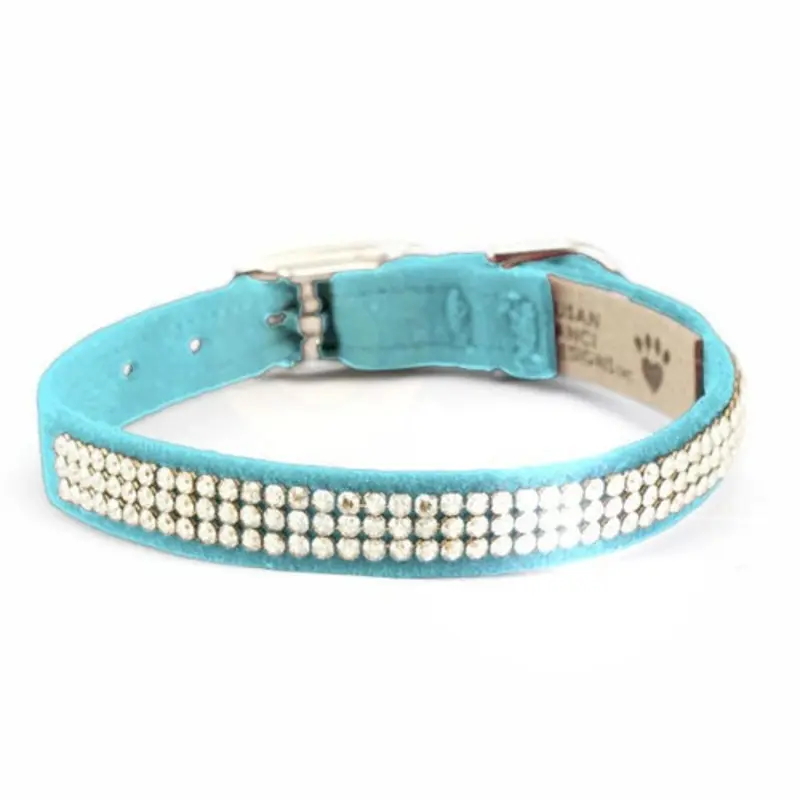 Giltmore 3 Row Collars - Tiffi Blue Teacup   5 -6.5" neck