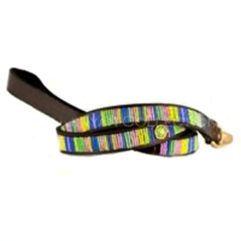 Meadow African Beaded Dog Leash Yes Please, 4 ft x 1/2