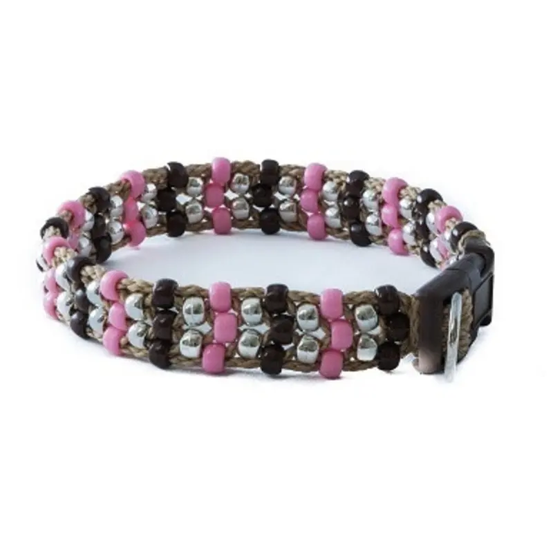 Beaded Rachelle Dog Collar Buckle