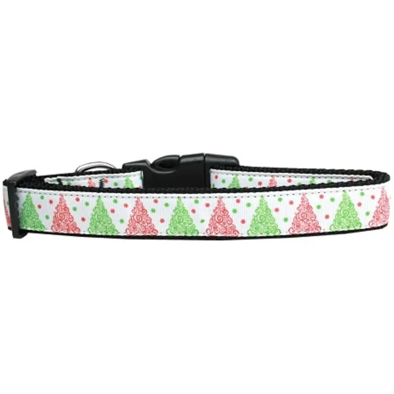 Fancy Schmancy Christmas Tree Nylon Cat Collar