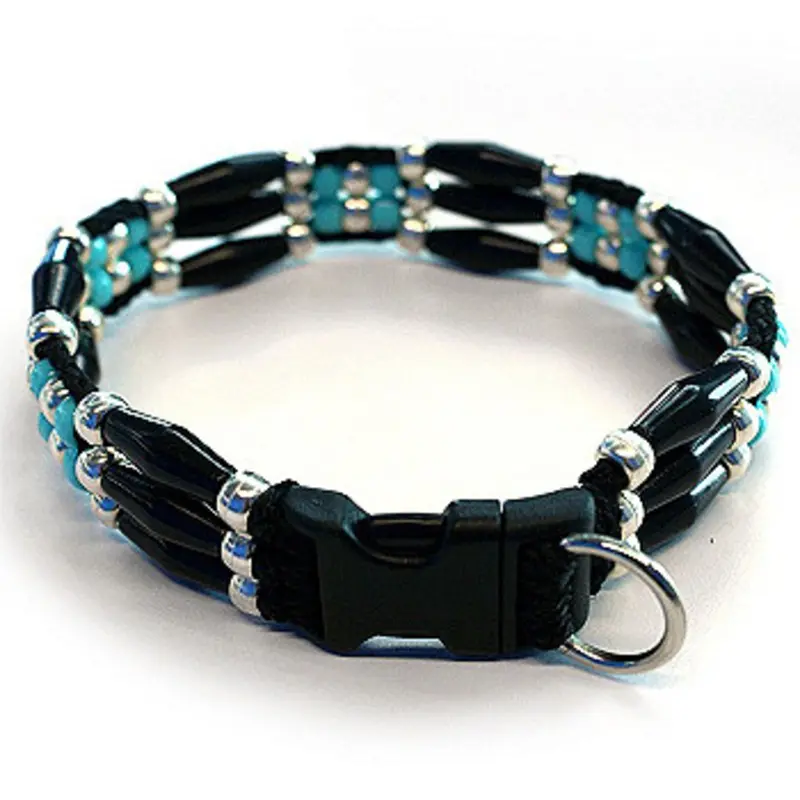 Southwestern Beaded Apache Dog Collar Buckle