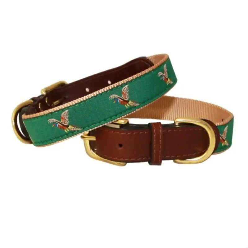 American Traditions Dog Collar - Pheasants