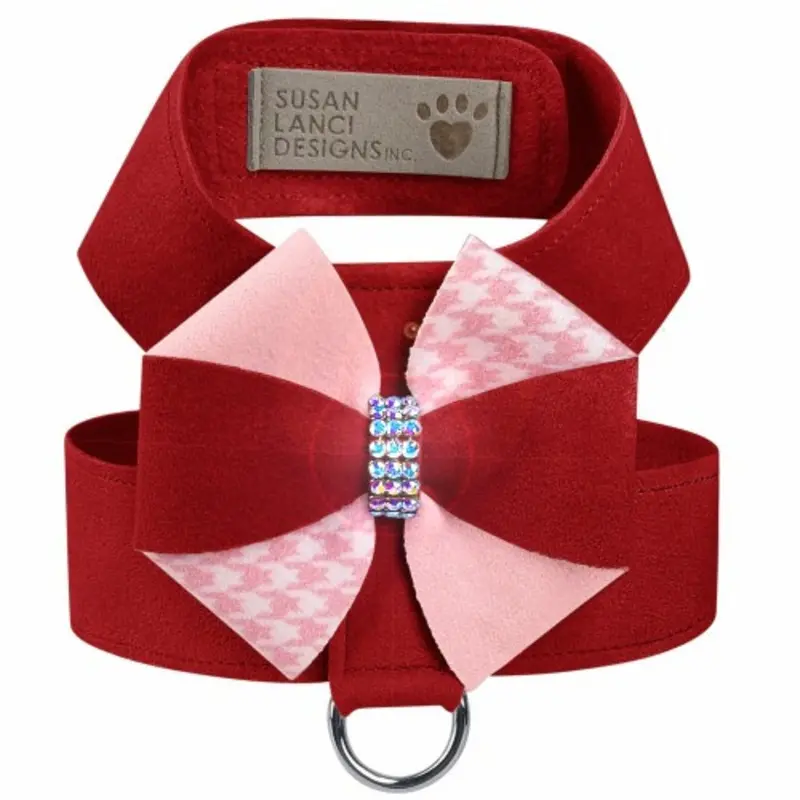 Pinwheel Strawberry Milkshake Tinkie Dog Harness