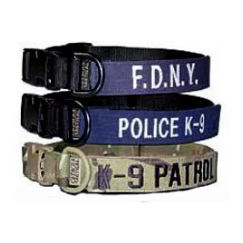 FDNY / Police K9 / K9 Patrol Tactical Dog Collars FDNY, Medium
