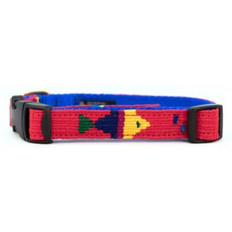 Foolish Fish Red Collars, Leashes, & Martingale Collars