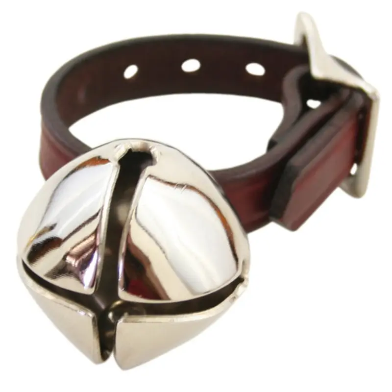 Bear Bell with Leather Strap One Size