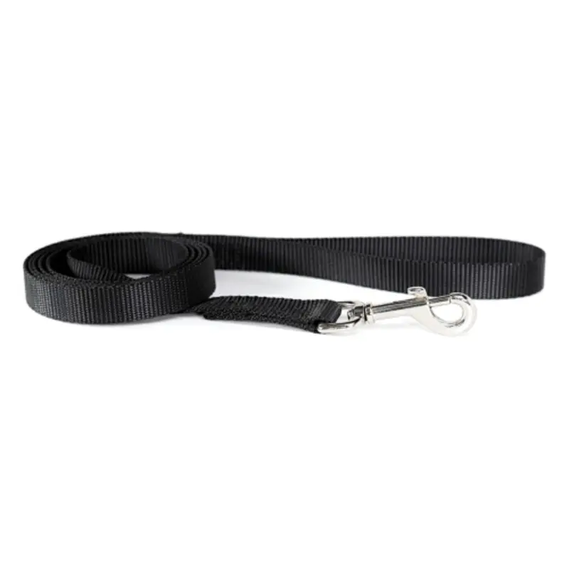 Black Nylon Web Dog Training Leads