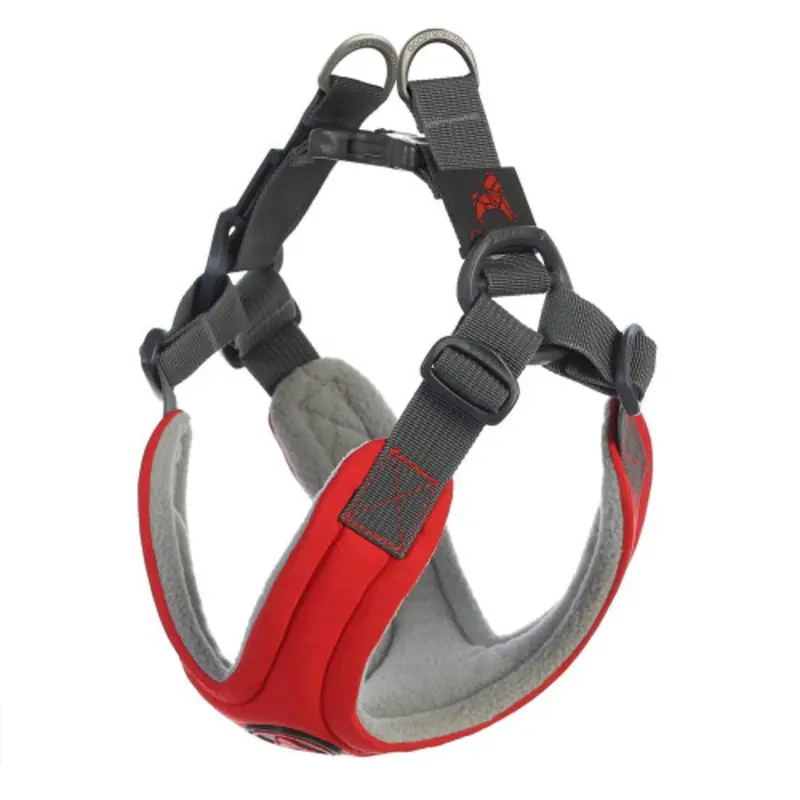 Escape Free Memory Foam Harness - Red Small