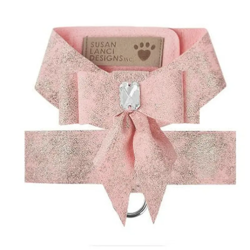 Pink Glitzerati Tail Bow Tinkie Dog Harness