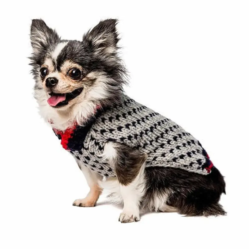 Birdseye Wool Dog Sweater XXS