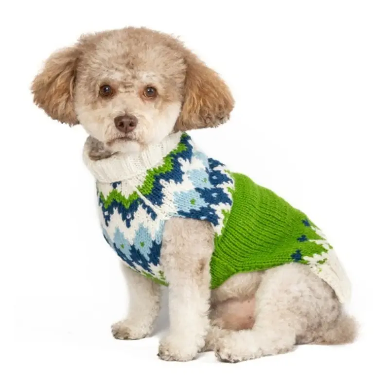 Spring Ski Bum Wool Dog Sweater XXS