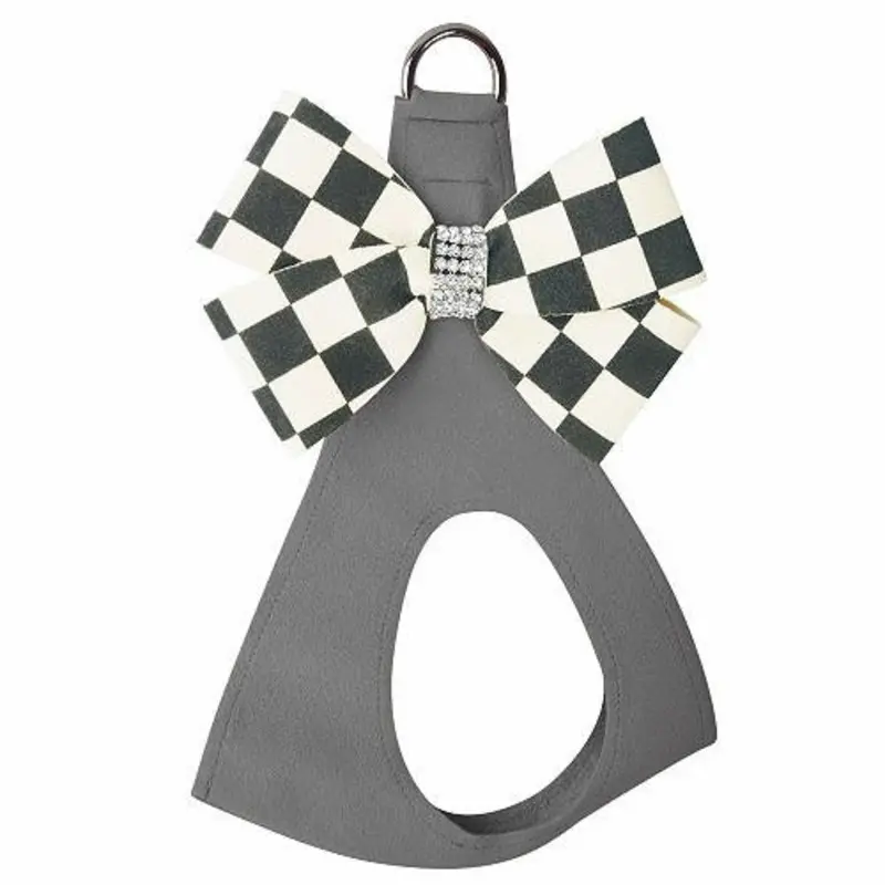 Windsor Check Platinum Nouveau Bow Dog Step in Harness Usually ships in 2-3 weeks.