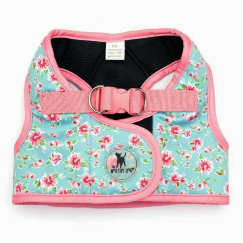 Worthy Dog Step-in Sidekick Dog Harness - Watercolor Floral