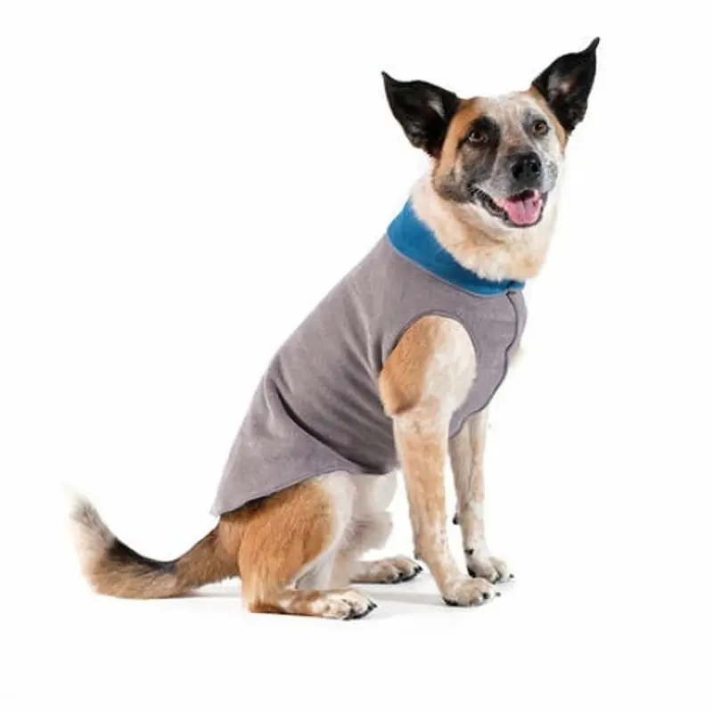 Charcoal / Marine Duluth Double Fleece Dog Wrap