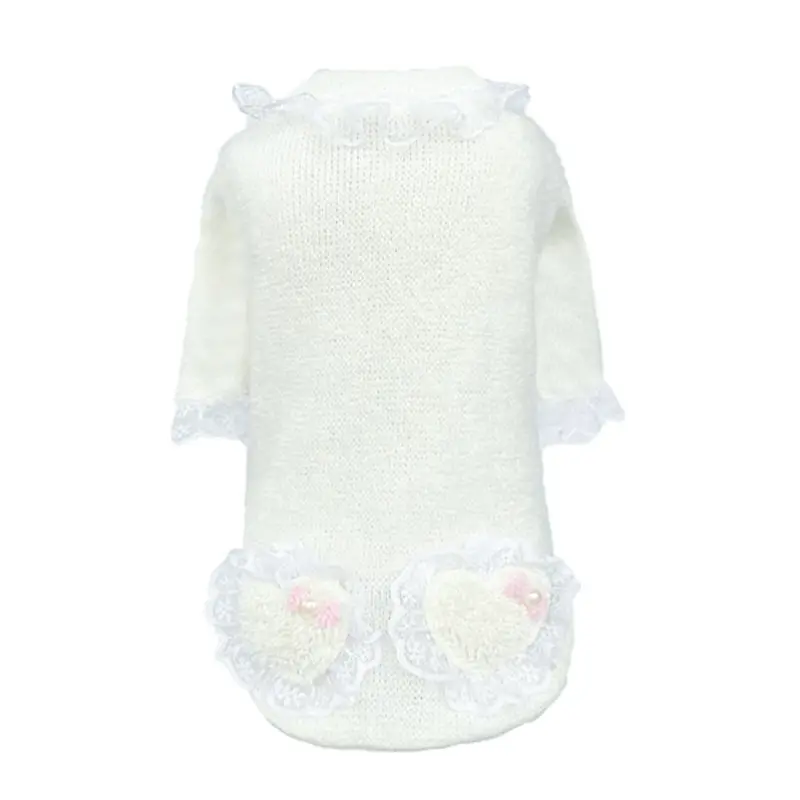 Lil Lamb Dog Sweater - Ivory XXS
