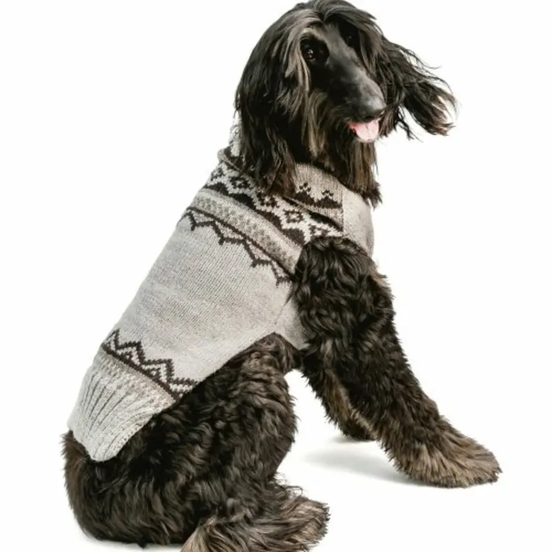 Alpaca Smokey Wyatt Hand Knit Dog Sweaters XXS