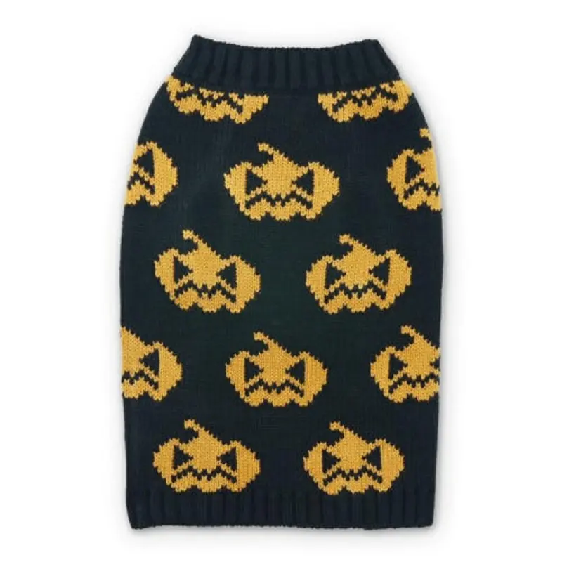 Jack O Lantern Dog Sweater
