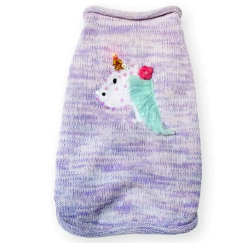 My Golden Unicorn Dog Sweater Small