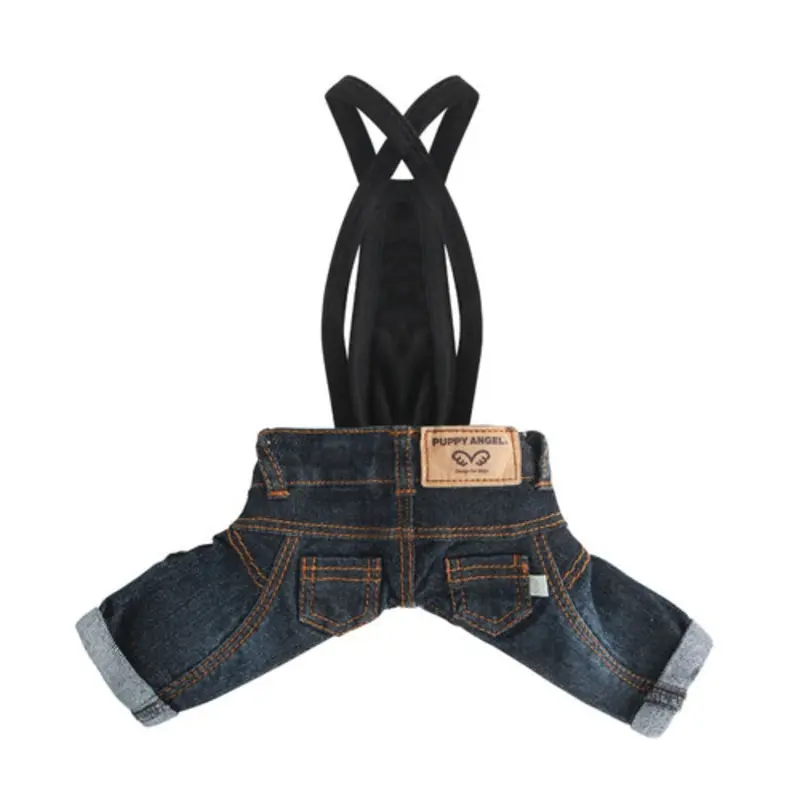 Puppy Angel Geolgine HQ Washed Denim Pants - Navy Blue S
