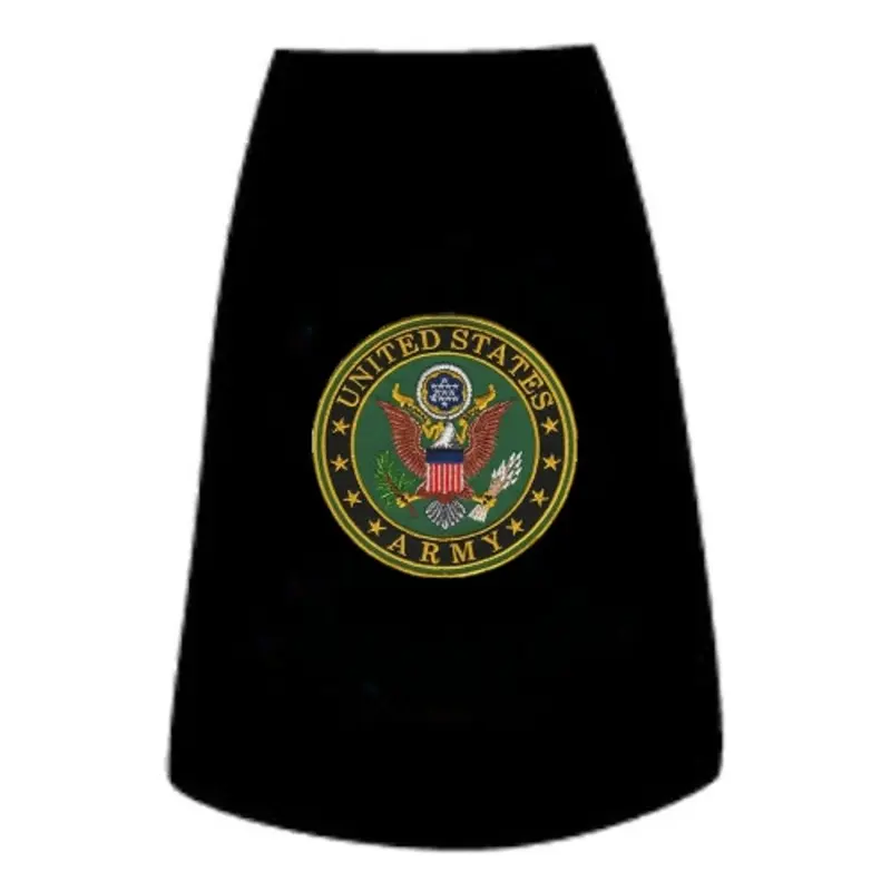 US Army Crest Patch-2 Dog Tees Non-Return/Exchangeable