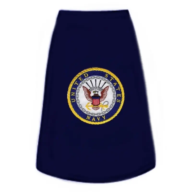 US Navy Logo Dog Tees Non-Return/Exchangeable