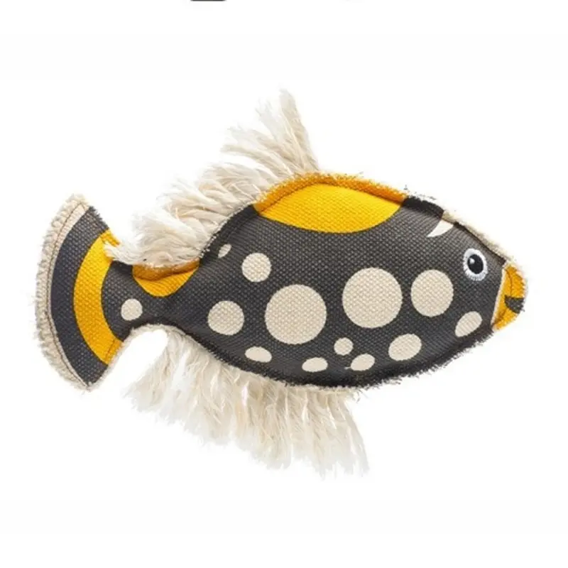 Canvas Collection Maritime Koi Fish Dog Toy One Size
