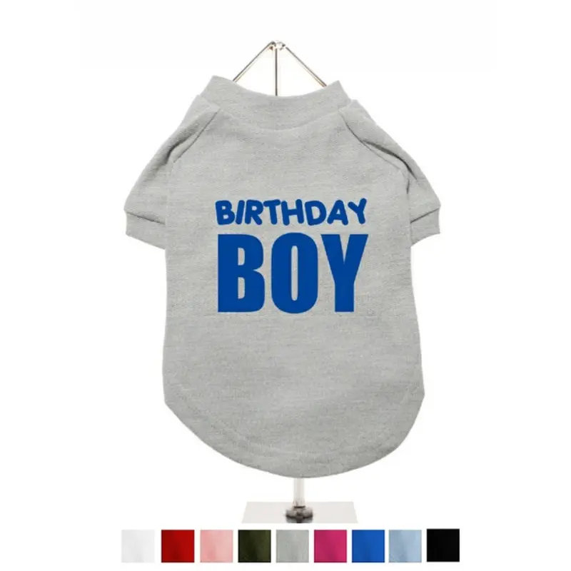Design Your Own Dog T-Shirt - Blue Wording XXS