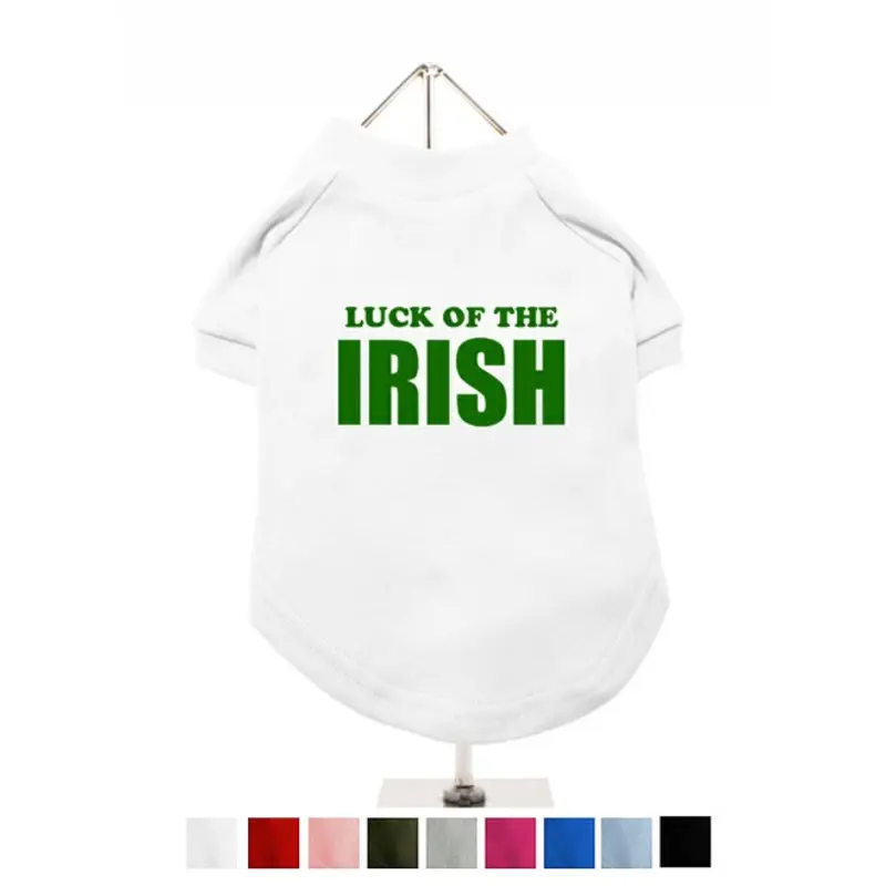 Design Your Own Dog T-Shirt - Green Wording XXS