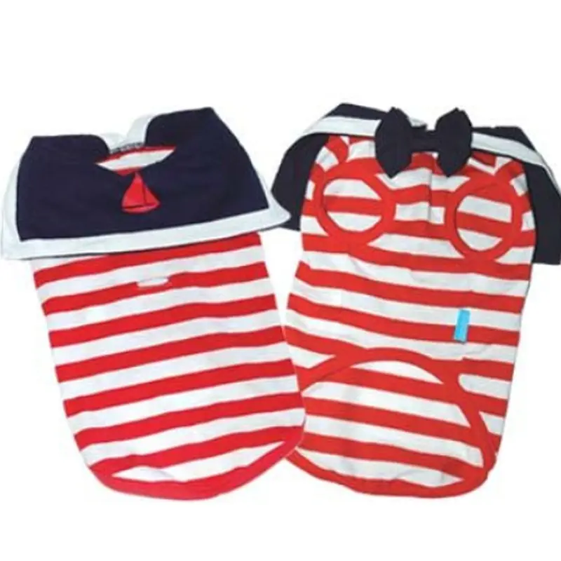 Sailor Boy Dog Tank Red, XS