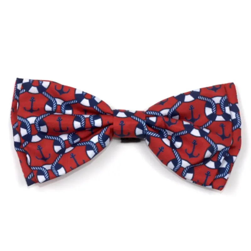 Ships Ahoy Pet Dog Bow Tie Small