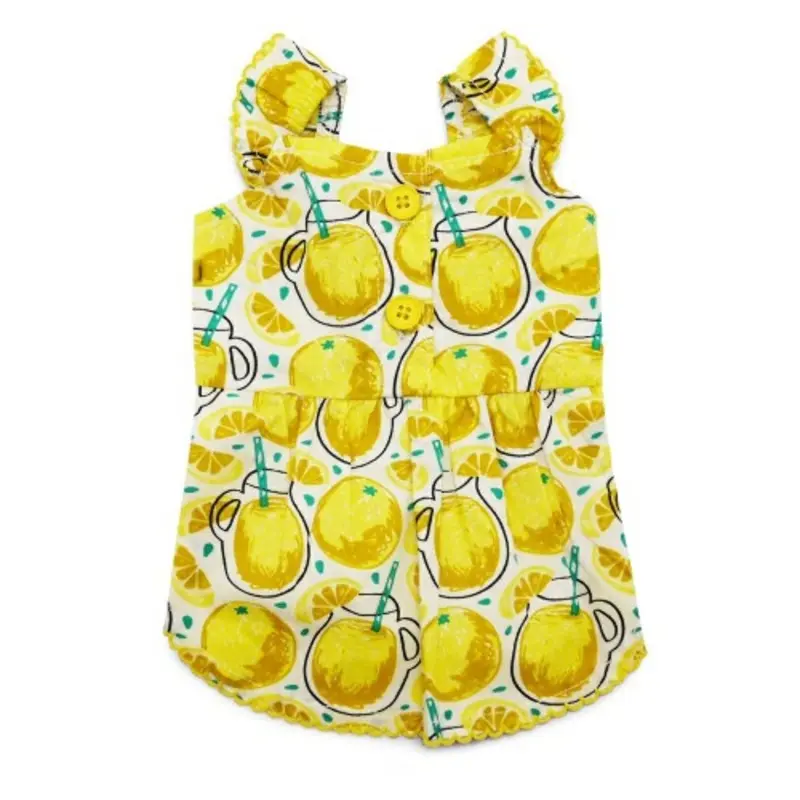 Sweet Lemonade Dog Sun Dress XXS