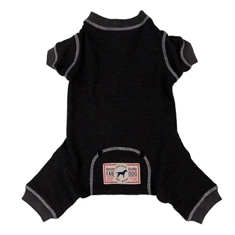 Charcoal Thermal Dog Pajamas / Long Johns
