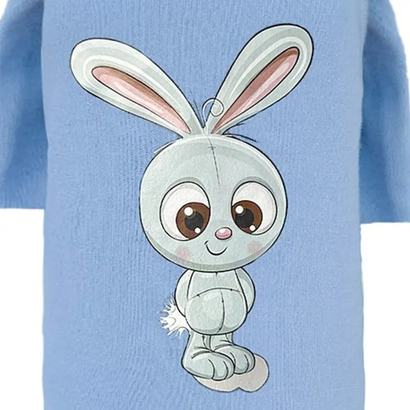 Cutie Dog Tee Collection - Baby Blue Bunny XXS