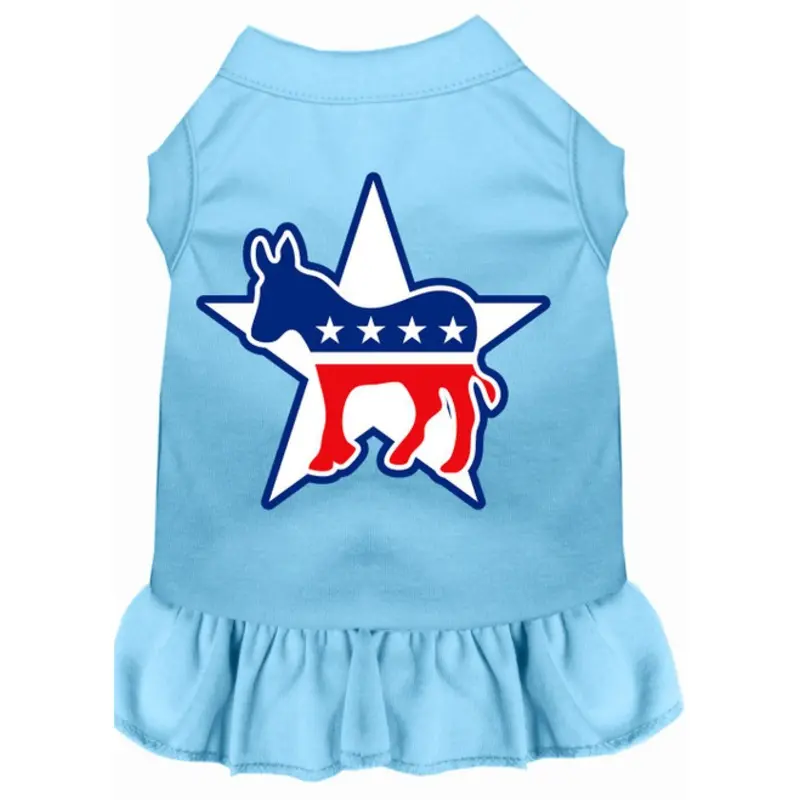 Democrat Screen Print Dog Dress